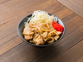 三元豚のしょうが焼き丼